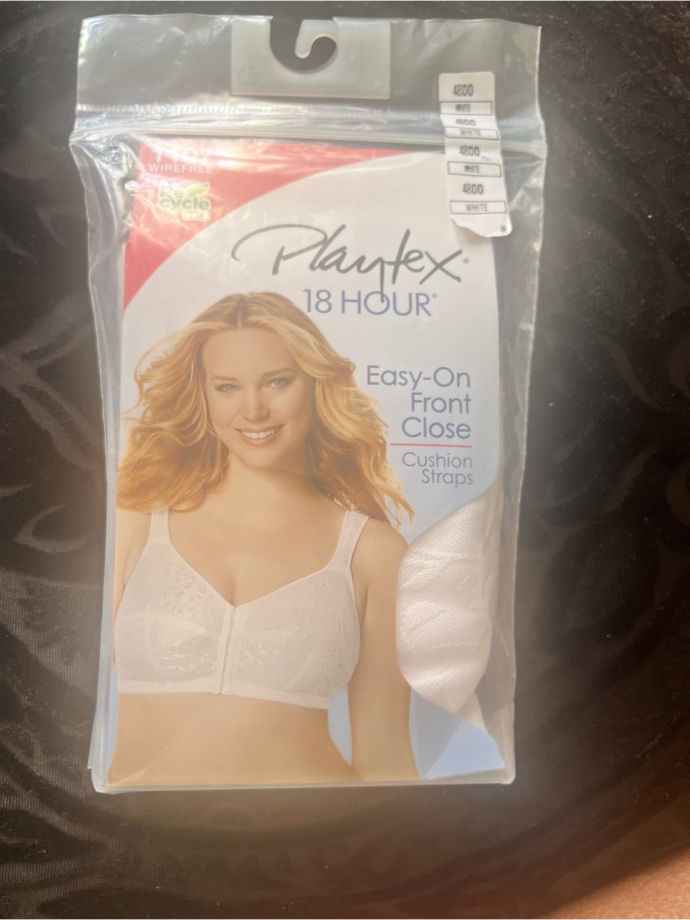 Playtex 18 Hour Easy-On Front Close Bra in White